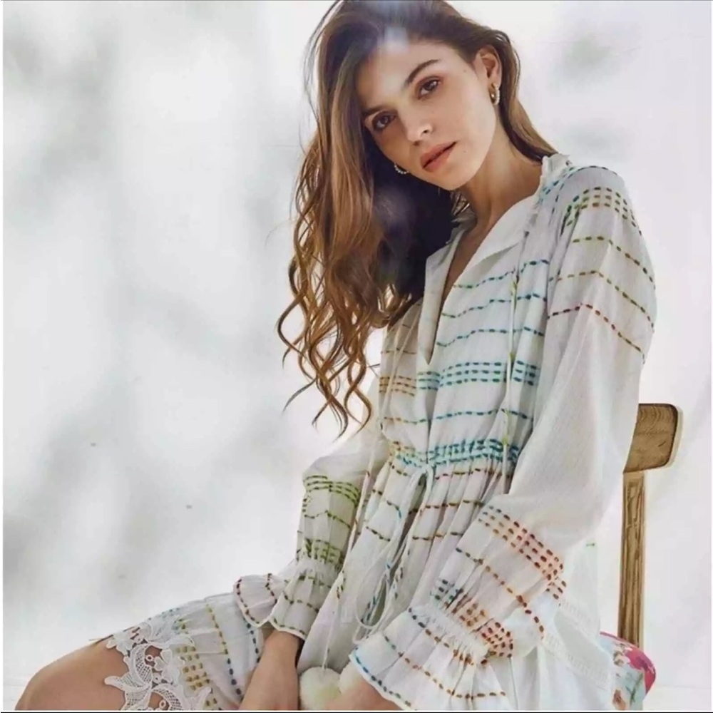 Hemant & Nandita Thea Multicolored boho Dress size XS